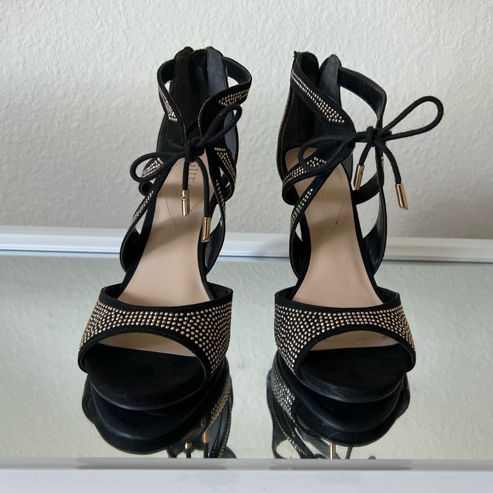 Guess “Bette” Black Rhinestone Heels – Size 8.5M